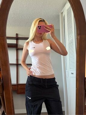 Nike White Women's Athletic Tank Top